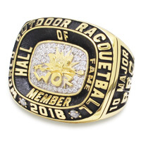 2018 World Outdoor Racquetball Hall of Fame ring