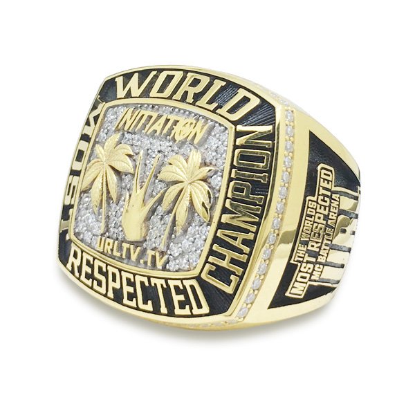 The World's Most Respected MC Battle Arena URL Champion ring